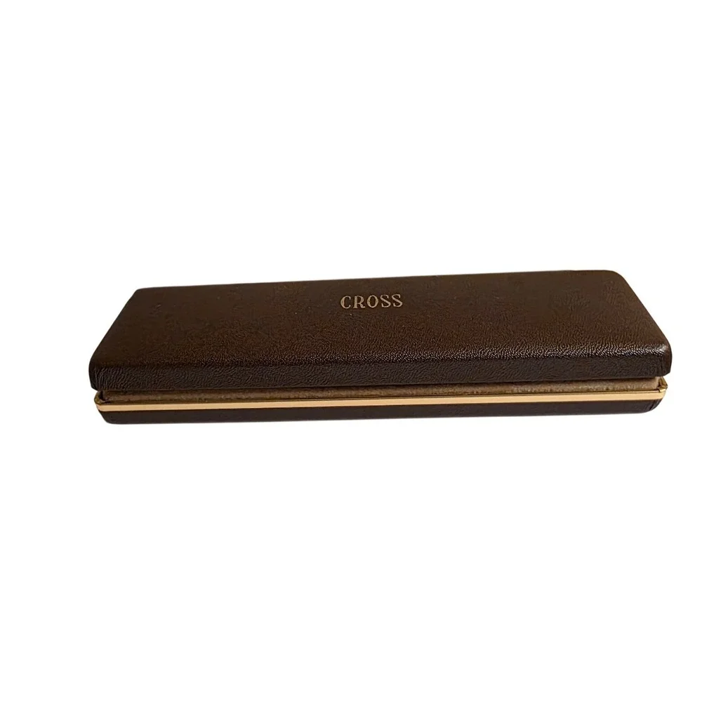Vintage Cross Ballpoint Pen Gold Trim